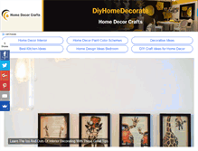Tablet Screenshot of diyhomedecorate.com